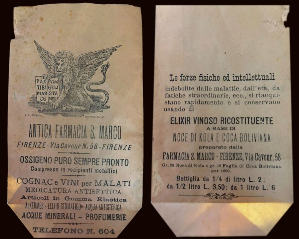 Florentine convent archives yield 19th-century coca and kola elixir recipe