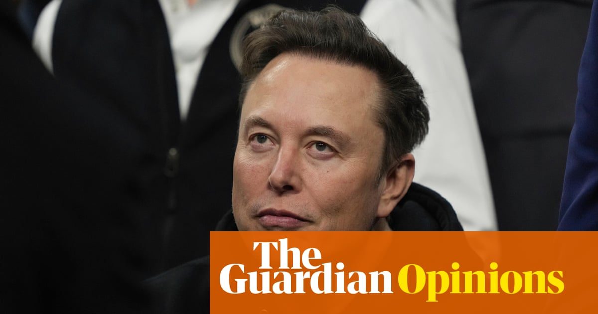 Doubt that Elon Musk ‘earned’ his trillion? Rightwing media says you’re in an ‘impotent envy cult’ | Arwa Mahdawi