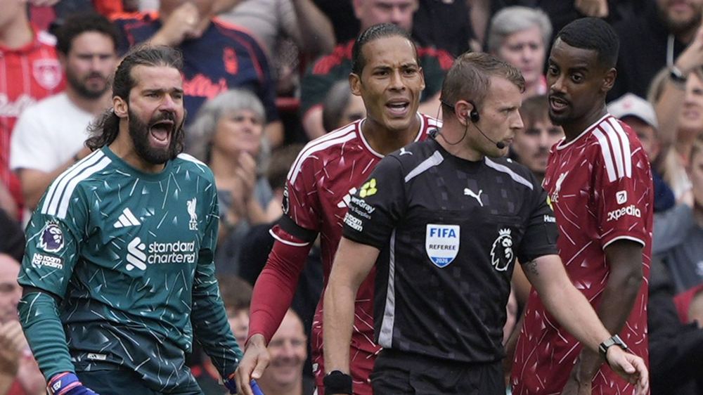 Electronic board failure delays Liverpool substitutions before Nottingham Forest penalty