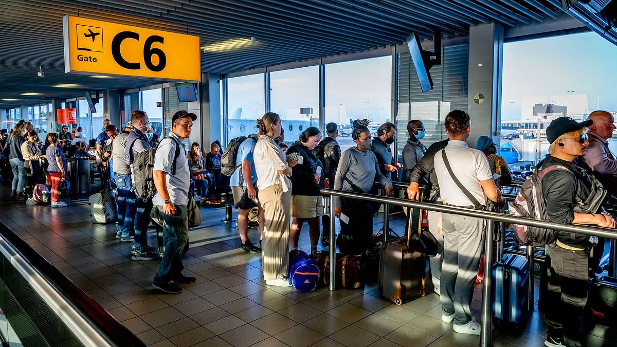 Passport to chaos? Ryanair warns UK families to brace for hours of airport queue misery in Europe this summer