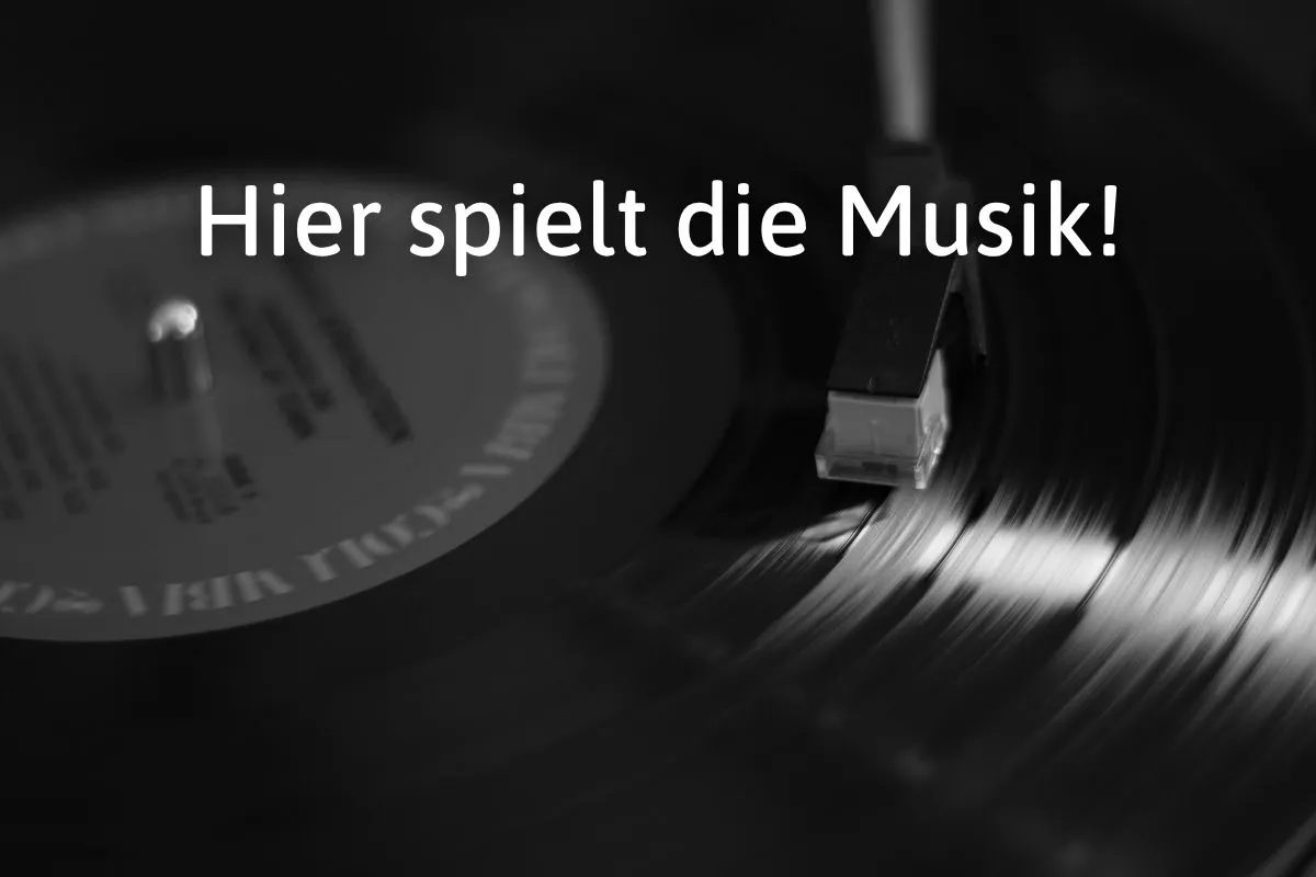 German Expression of the Day: Hier spielt die Musik!