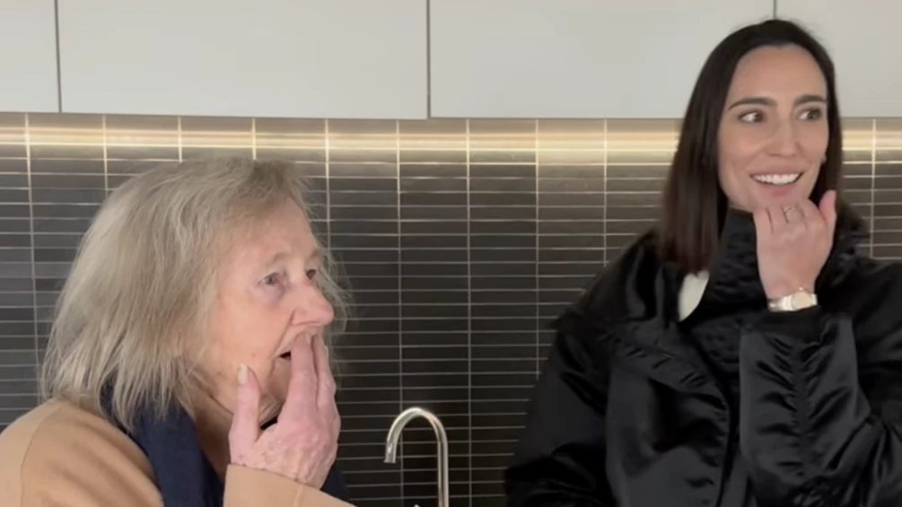 Watch Amelie Lens surprise grandmother who raised her with “dream” apartment