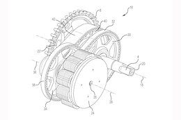 Patent Round Up: Gates Mid-Drive Motor, Specialized eMTB With Modular Battery, And A Big Shimano Brake