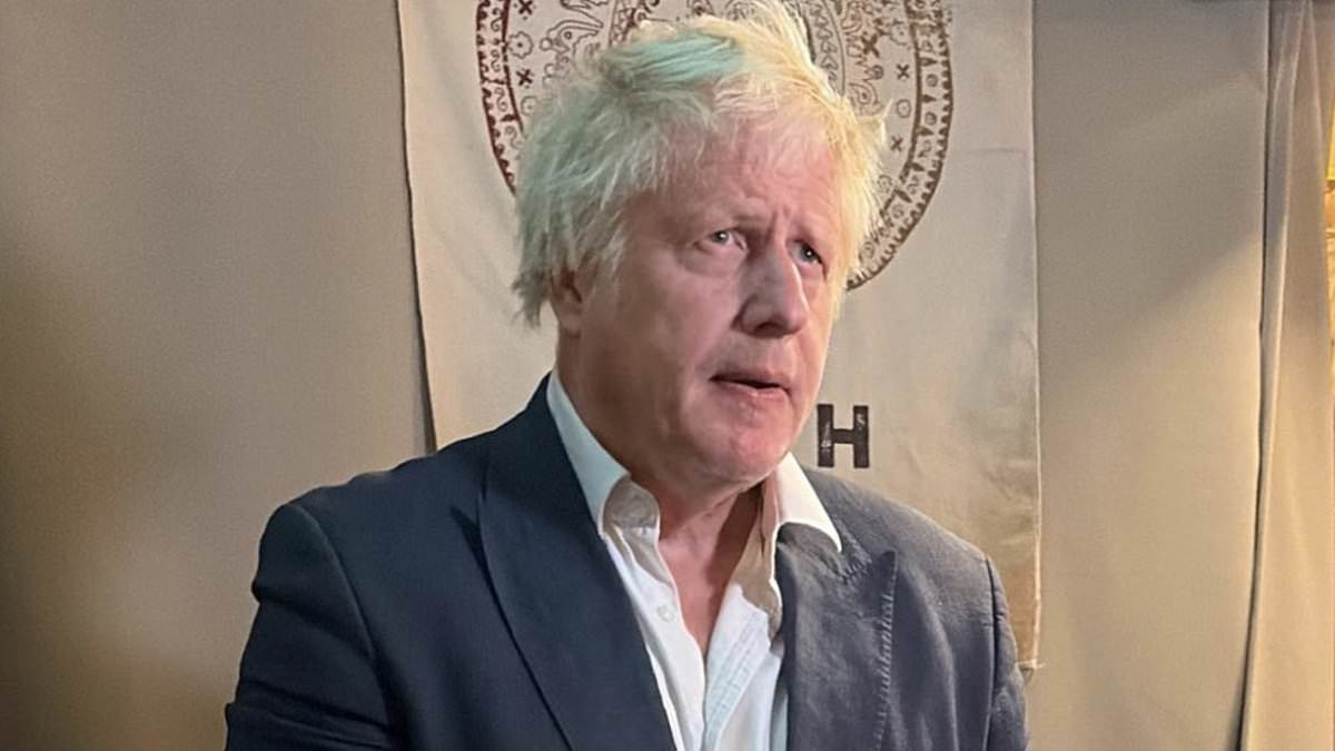 Exhibition showing horrors of October 7 attacks on Israel is 'the bucket of cold water people need over their heads', says Boris Johnson