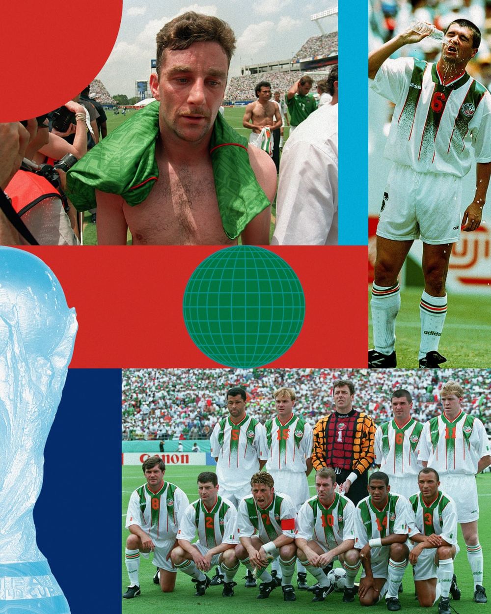 Melting hot! When Ireland played Mexico in 43C heat at 1994 World Cup