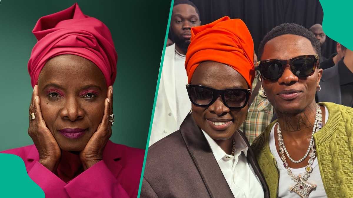 Grammy Award Singer Angelique Kidjo Gushes After Meeting Wizkid for First Time: “Rush Do Collabo”
