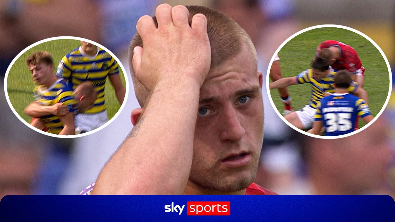 The headbutt that was missed on-field | Lewis hit with four-match ban