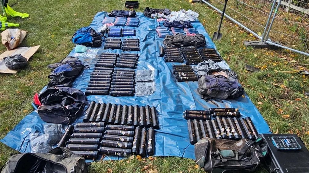 Police discover stash of drugs buried underground at Creamfields site