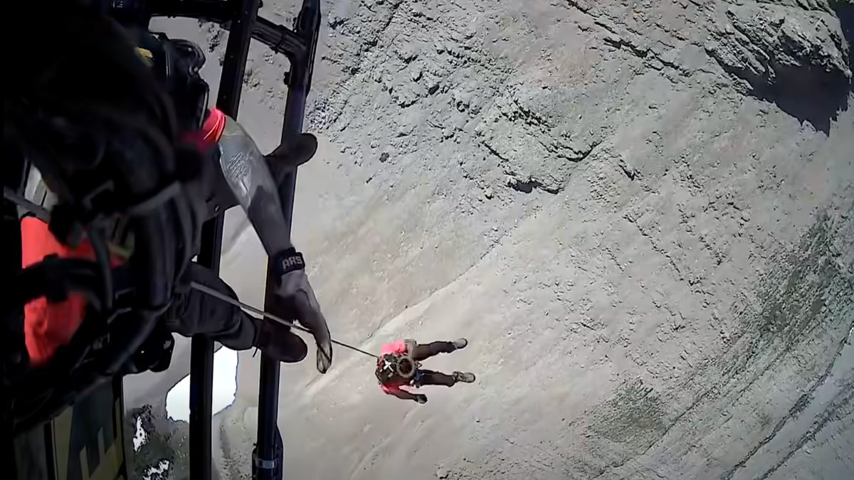 A Plunge on a Glacier Peak Triggered a Precision Chopper Rescue. Here is How Crew Members Pulled It Off.