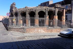 Roman Theatre of Catania in Catania, Italy