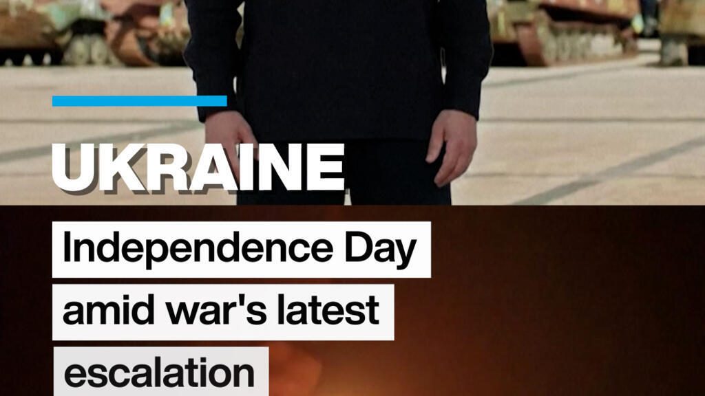 Ukraine celebrates Independence Day amid war's latest escalation