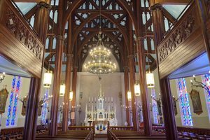 Saint Mary in the Mountains Catholic Church in Virginia City, Nevada