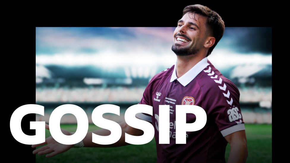 Forward Braga happy at Hearts - Scottish gossip