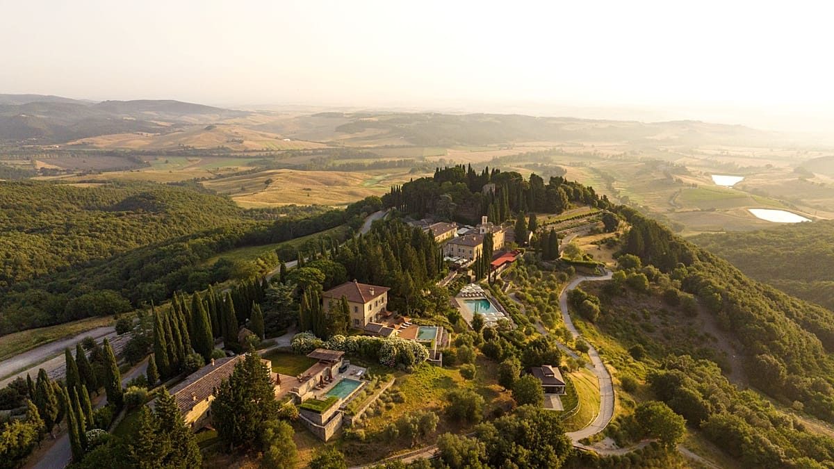 This Tuscan hotel with its own vineyard and golf club was just named the best in Europe
