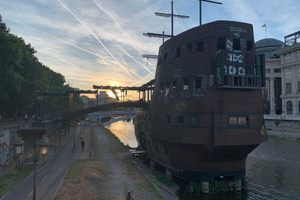 The Ship of Doom in Skopje, North Macedonia