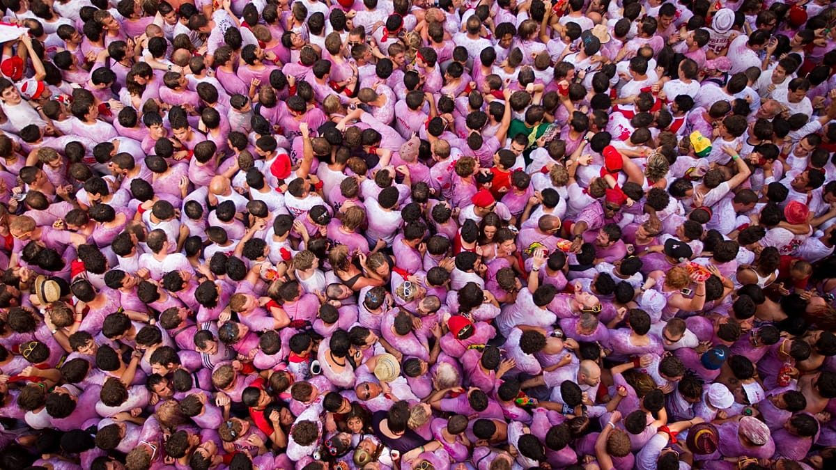 San Fermín 2026 kicks off with crowded rocket launch as Pamplona embraces festival