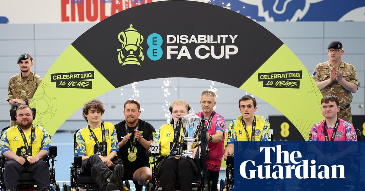 Leeds Powerchair FC win Disability FA Cup with Maradona-like assist – video