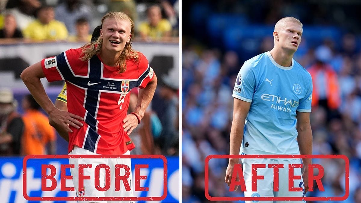 Erling Haaland's new haircut goes viral and sends both fans and celebrities into a frenzy