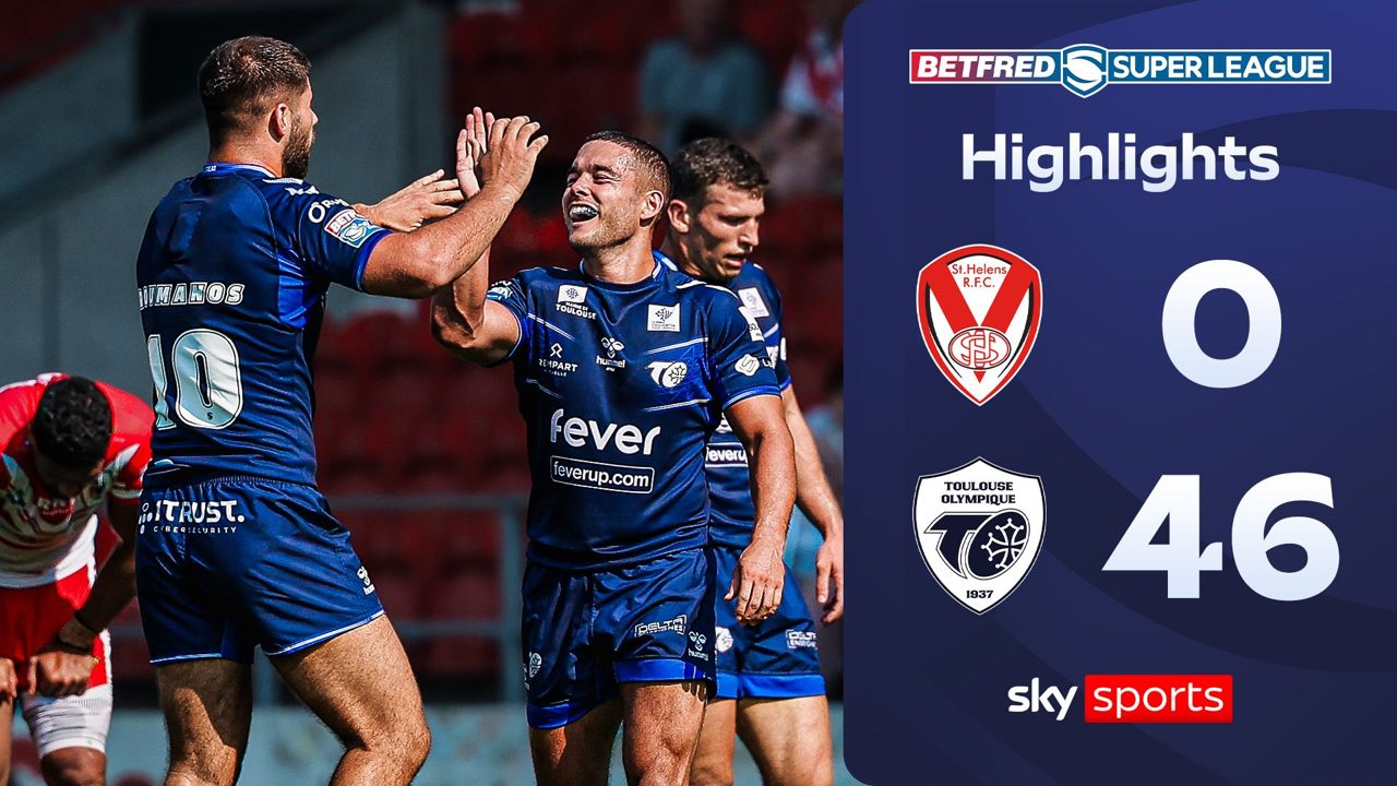 Jussaume hat-trick leads Toulouse to HUGE victory over St Helens