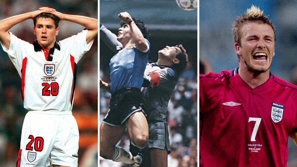 'Animals', Hand of God and Beckham - Argentina and England's World Cup rivalry