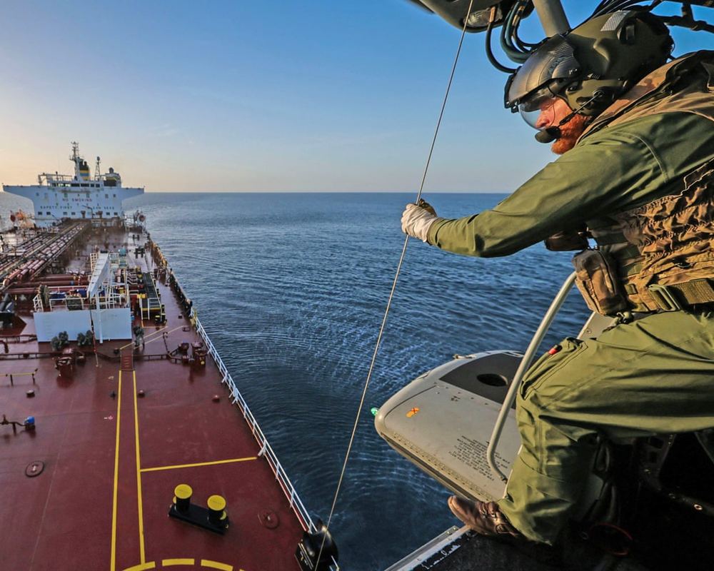 British armed forces intercept Russian shadow fleet oil tanker in Channel