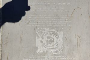 Major Adams Monument in Johannesburg, California