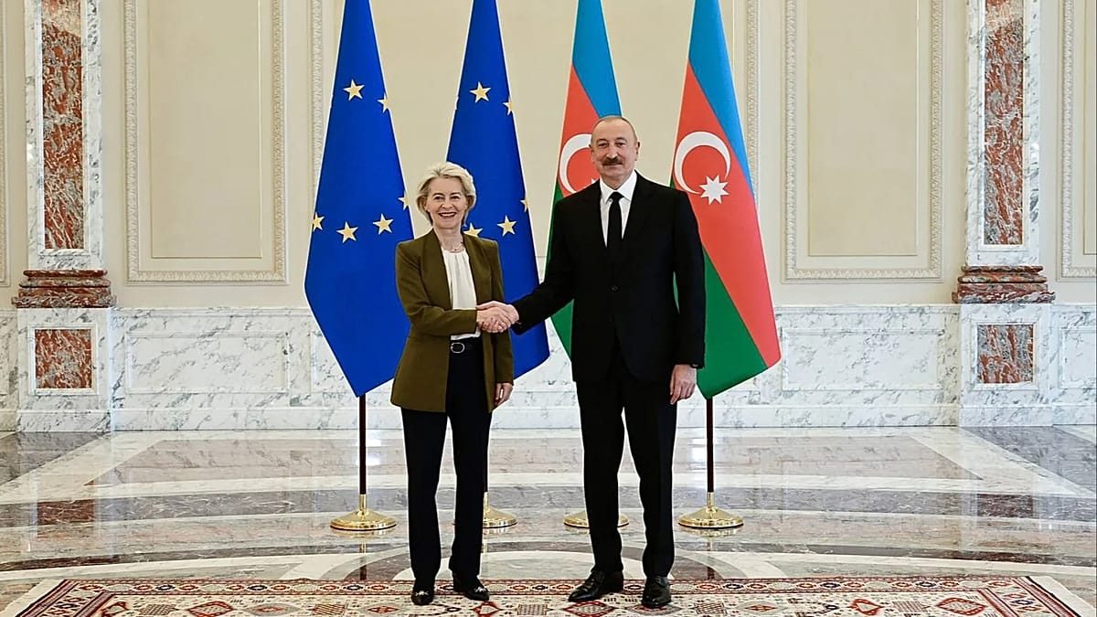 EU looks to South Caucasus for solutions as von der Leyen holds talks with President Aliyev