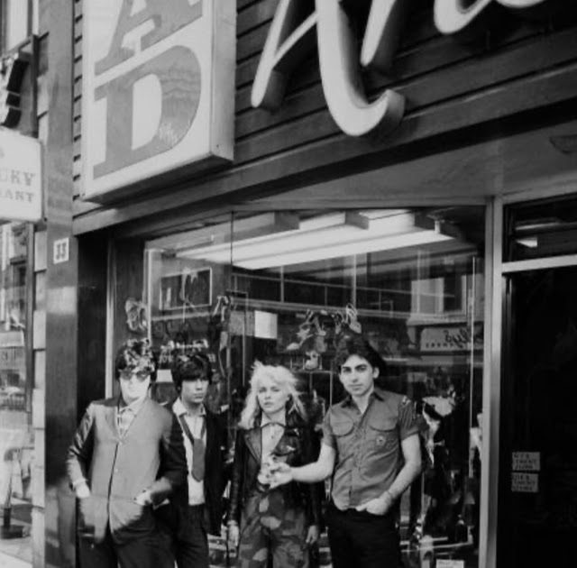 Blondie Photographed by Ian Dickson on Oxford Street, London, 1977