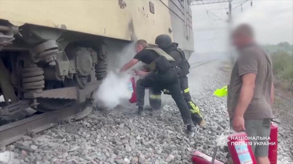 No injuries after Russian drone strikes Odesa train