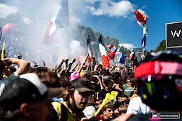 "The French Spirit": Emmanuel Macron Comments on Racing at the Les Gets DH World Cup