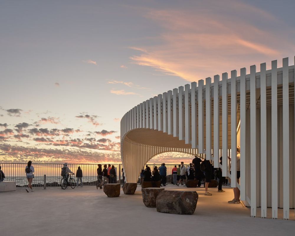 St Kilda pier wins peak Victorian architecture award as judges praise playful and ‘deeply civic’ design