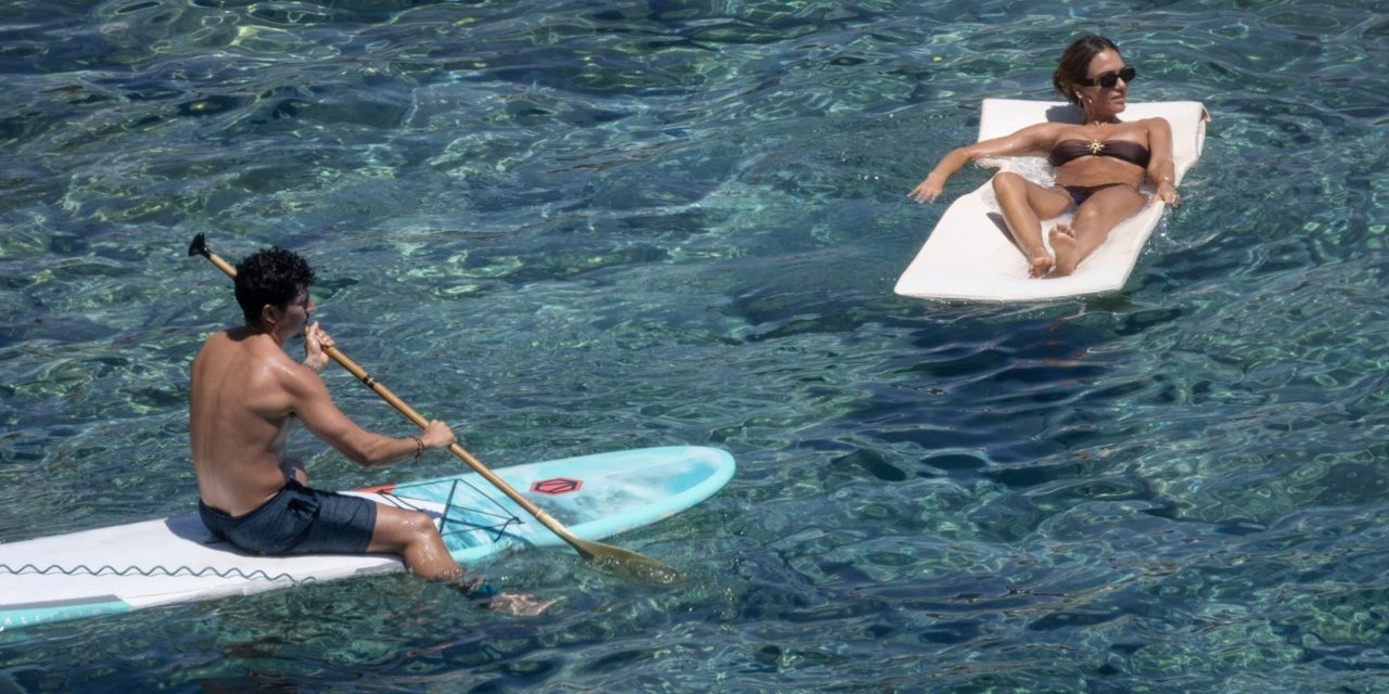 Jessica Alba and Her Boyfriend Went Straight from Taylor Swift’s Wedding to Italy, Where She Was Seen Sunbathing in an $89 Bikini Top at Hotel Il Pellicano