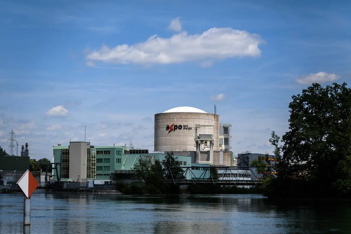 Swiss nuclear plant shut down due to heatwave