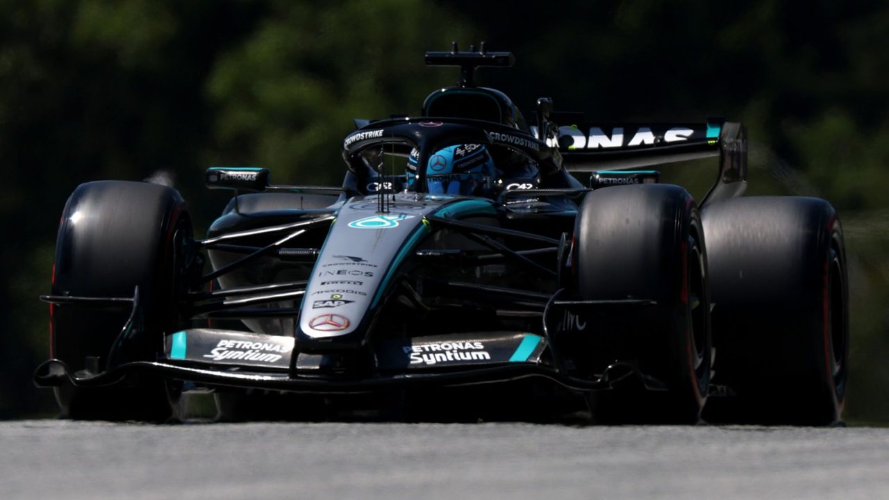 Russell finds late pace to top Antonelli, Hamilton in final Austria practice