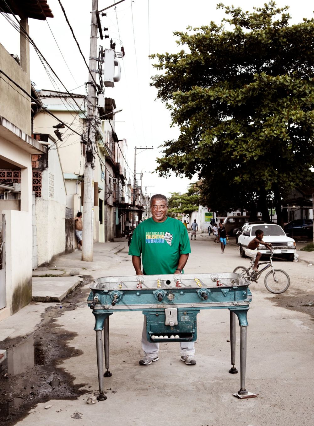 Brazilian World Cup legend Jairzinho takes a shot: Michael Donald’s best photograph