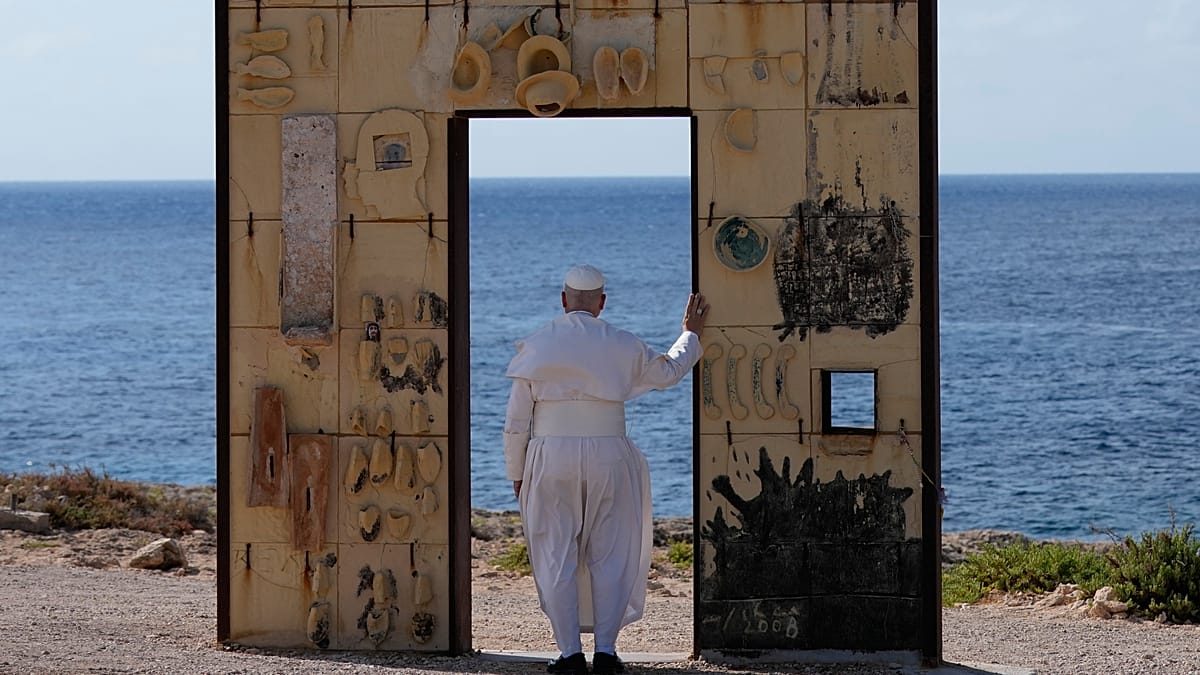 Pope makes historic visit to Lampedusa, warns Europe: 'Deaths at sea are failures to act'