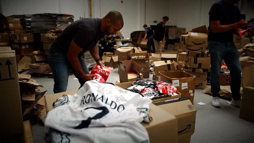 Counterfeit football kits worth £18m seized in UK over flammability risks