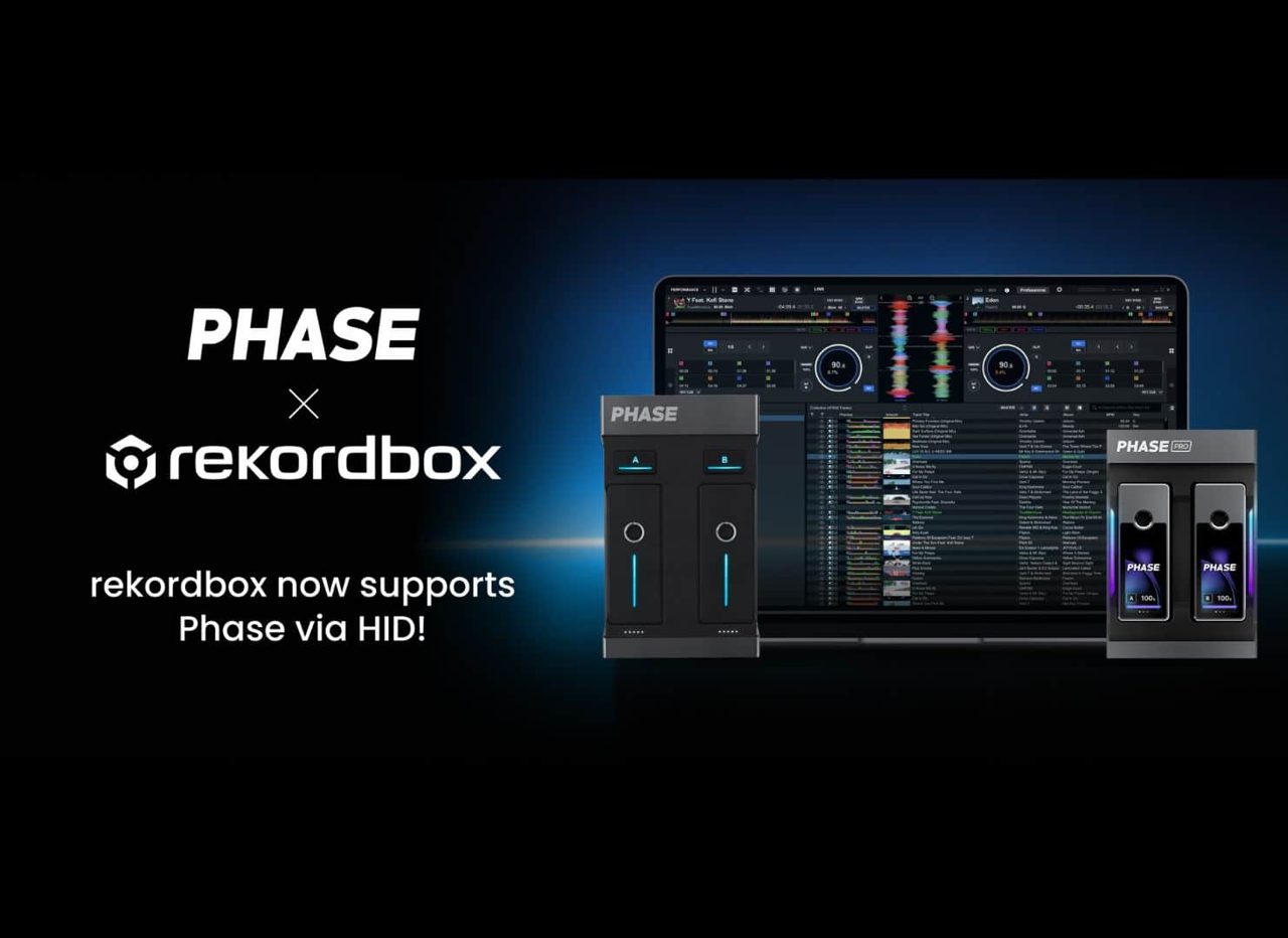 rekordbox adds HID support for Phase, enabling direct wireless turntable control without a soundcard