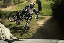 Antoine Rogge Shares Injury Update After "Massive Slam" in Q1 at the La Thuile DH World Cup