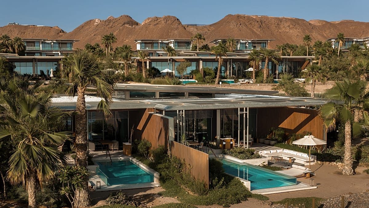 Every suite and villa at this new wellness resort on the Red Sea comes with its own private pool