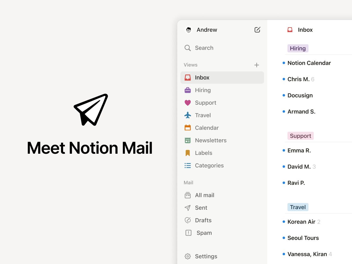 Notion Mail shuts down amid agent takeover