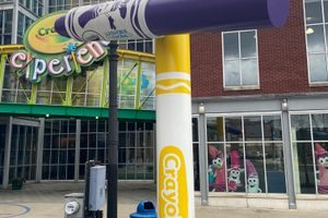 Easton’s Crayola Crayons and Markers Statues in Easton, Pennsylvania