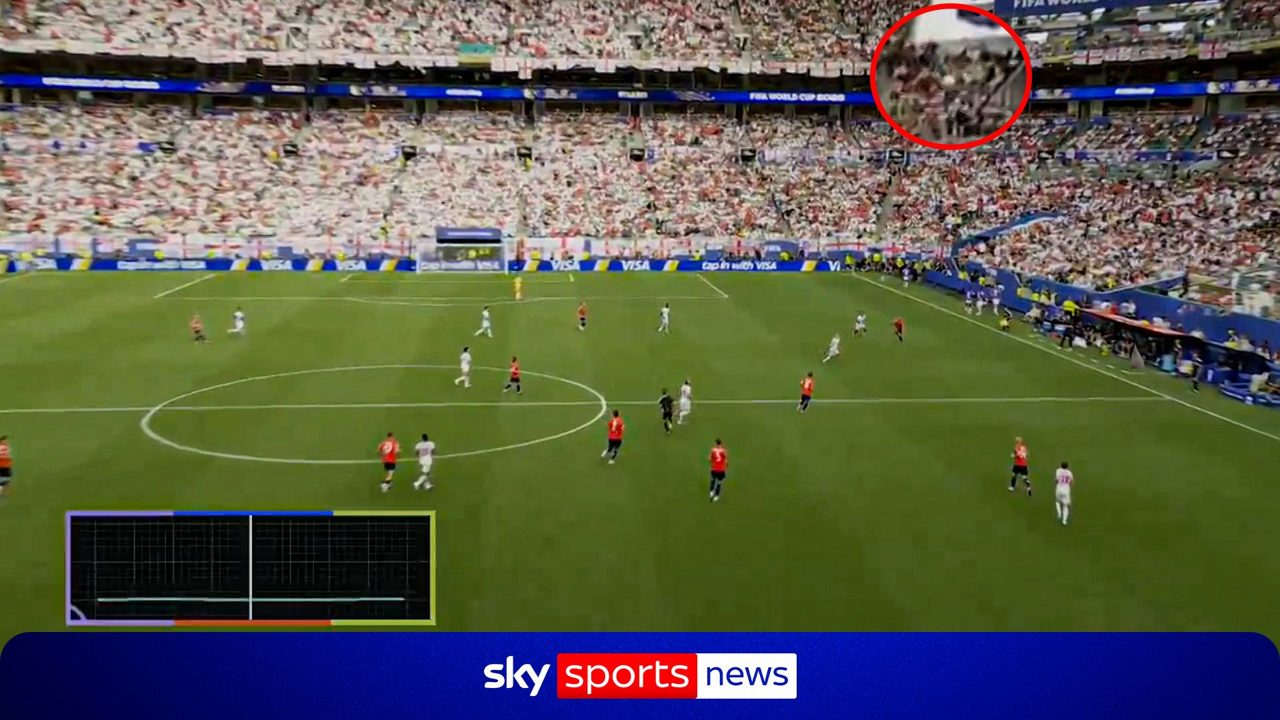 Did the ball hit the Spidercam cable before England's equaliser? FIFA sensor reveals all...
