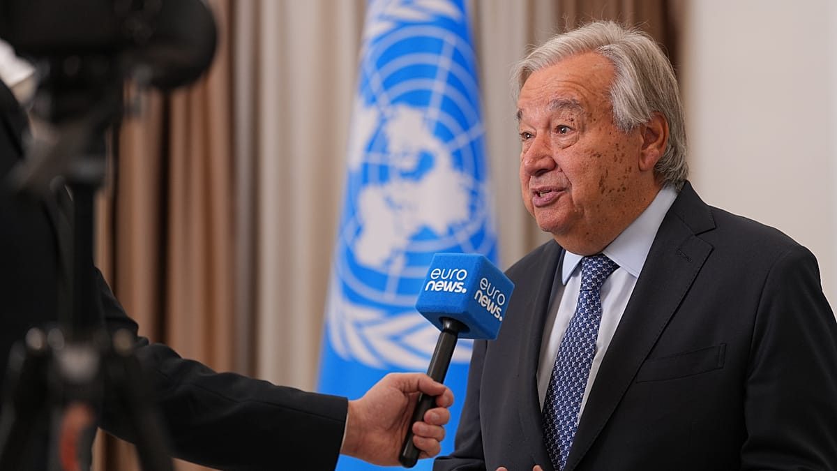 Exclusive: UN's Guterres urges world leaders to 'stop this madness' and end all wars