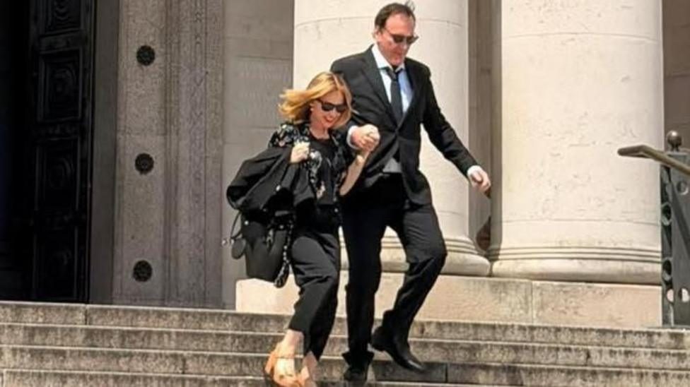 Quentin Tarantino and Kylie Minogue spotted around Wales for new film