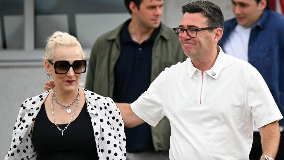 Who is Andy Burnham's wife, Marie-France van Heel?
