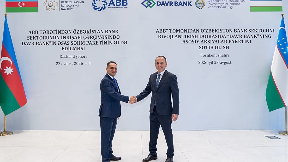 Azerbaijan's biggest bank enters Uzbek market with Davr Bank acquisition
