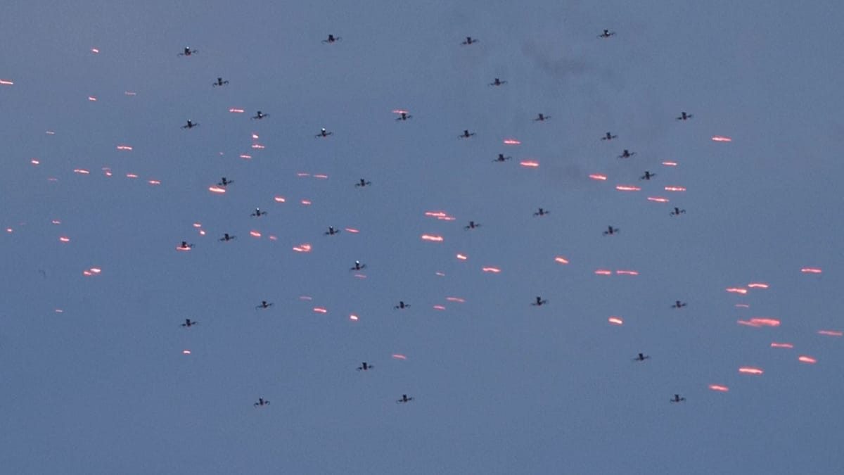 Watch: South Korea holds first live-fire drill against drone swarms