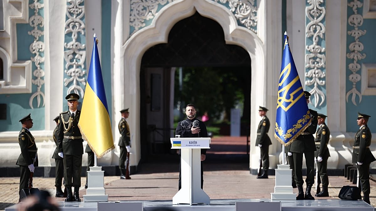 European allies back Ukraine as country marks Independence Day without US envoys