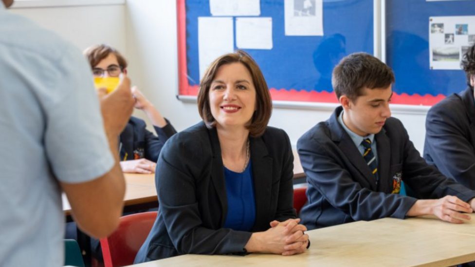Education secretary says she'll turn Tory leader's insult into a T-shirt